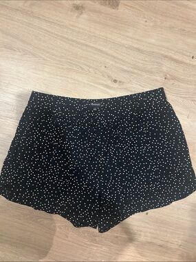 Madewell Black with White Polka Dot Shorts